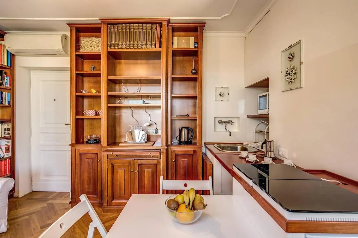 Attic With Terrace Overlooking St Peters Basilica Rome Italy