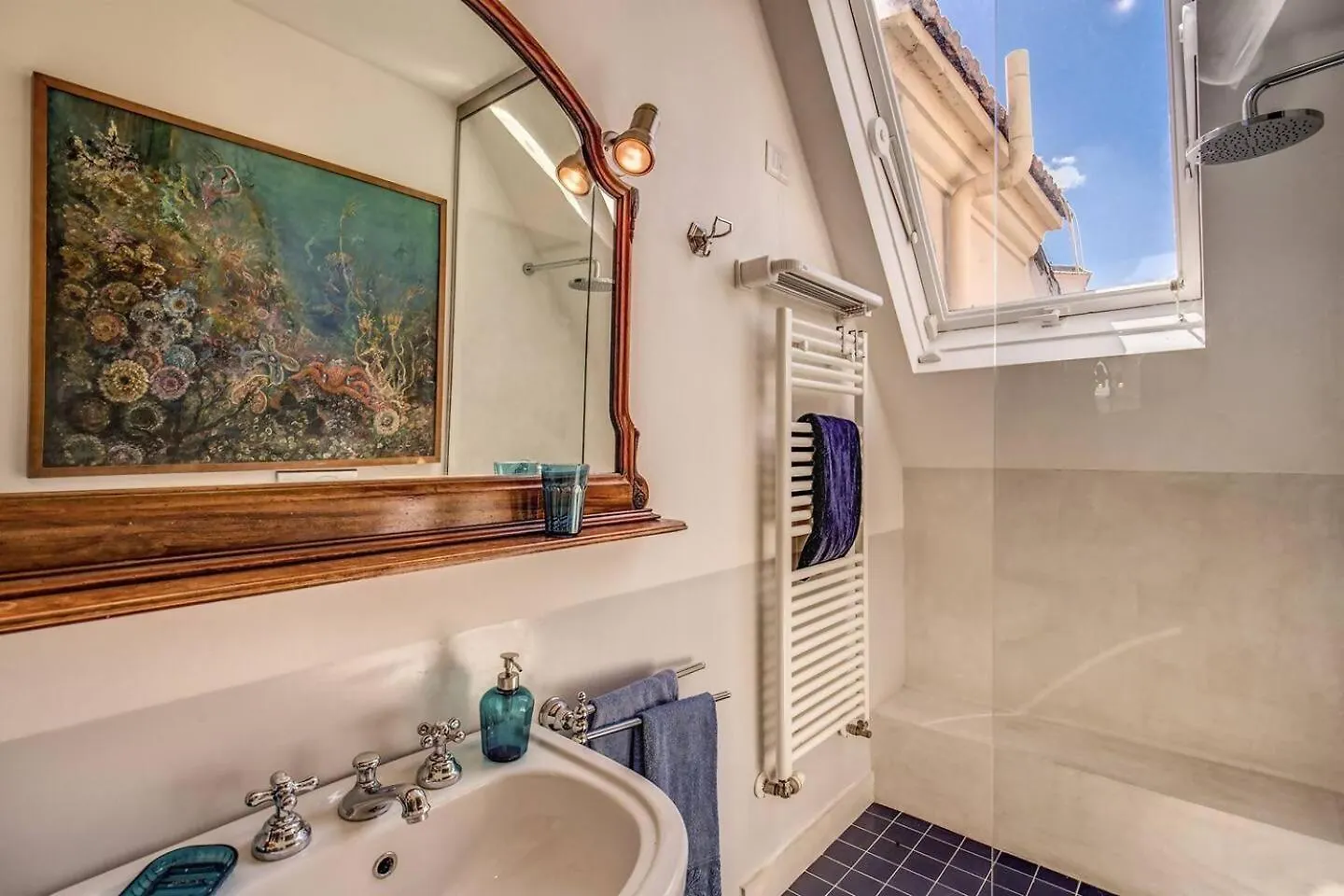 Attic With Terrace Overlooking St Peters Basilica Rome