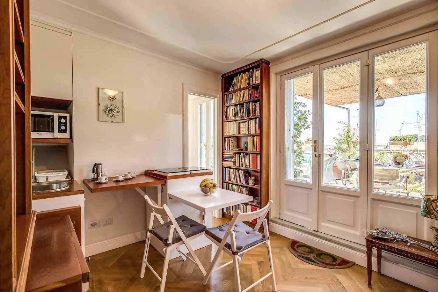 Attic With Terrace Overlooking St Peters Basilica Rome Apartment