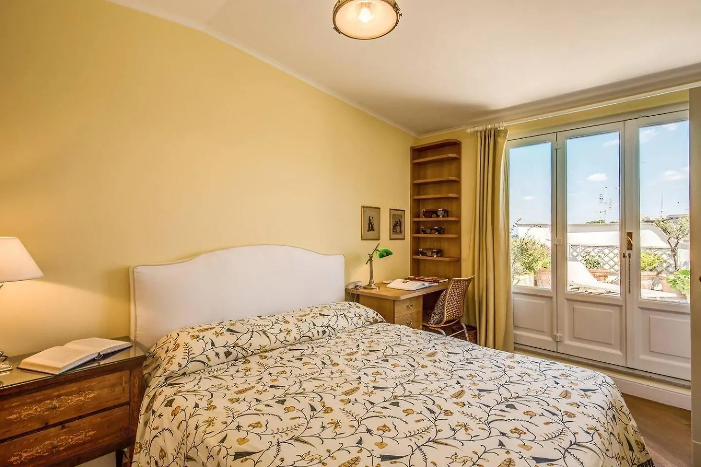Attic With Terrace Overlooking St Peters Basilica Rome