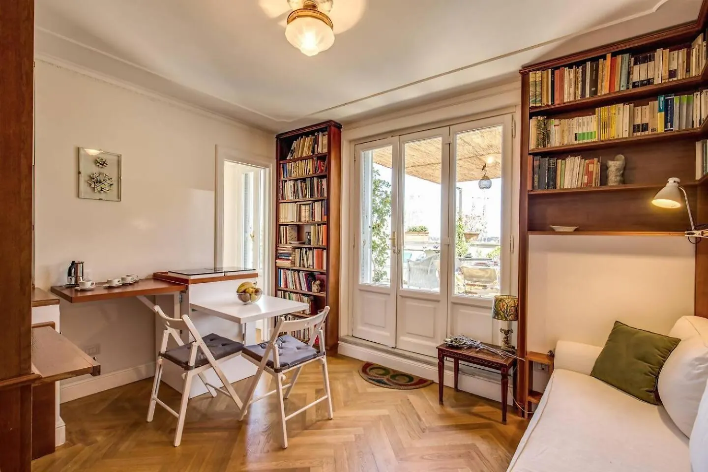 Apartment Attic With Terrace Overlooking St Peters Basilica Rome